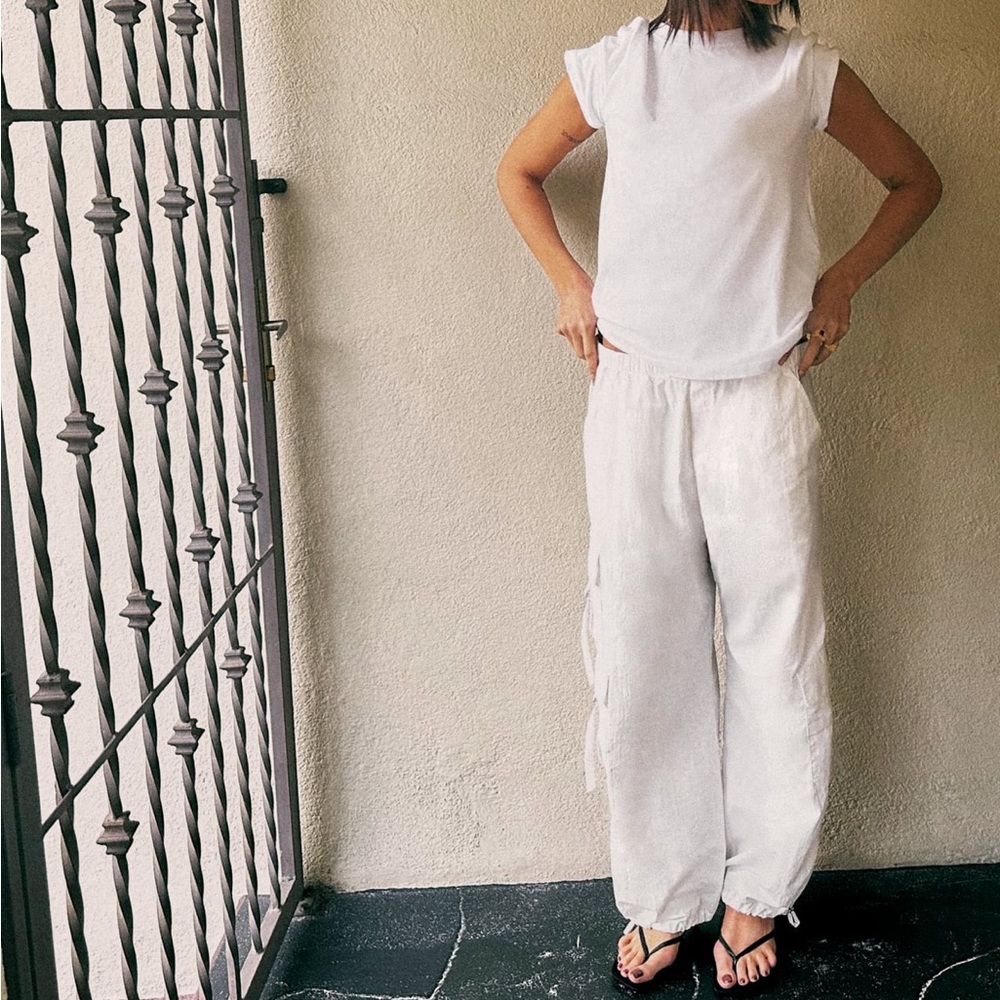 NWT Zara parachute pants size small
